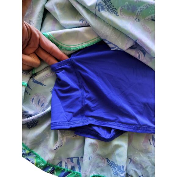 Lilly Pulitzer Women's Botanical Green Pleated Silvana Skirt Skort Size S - Picture 6 of 12